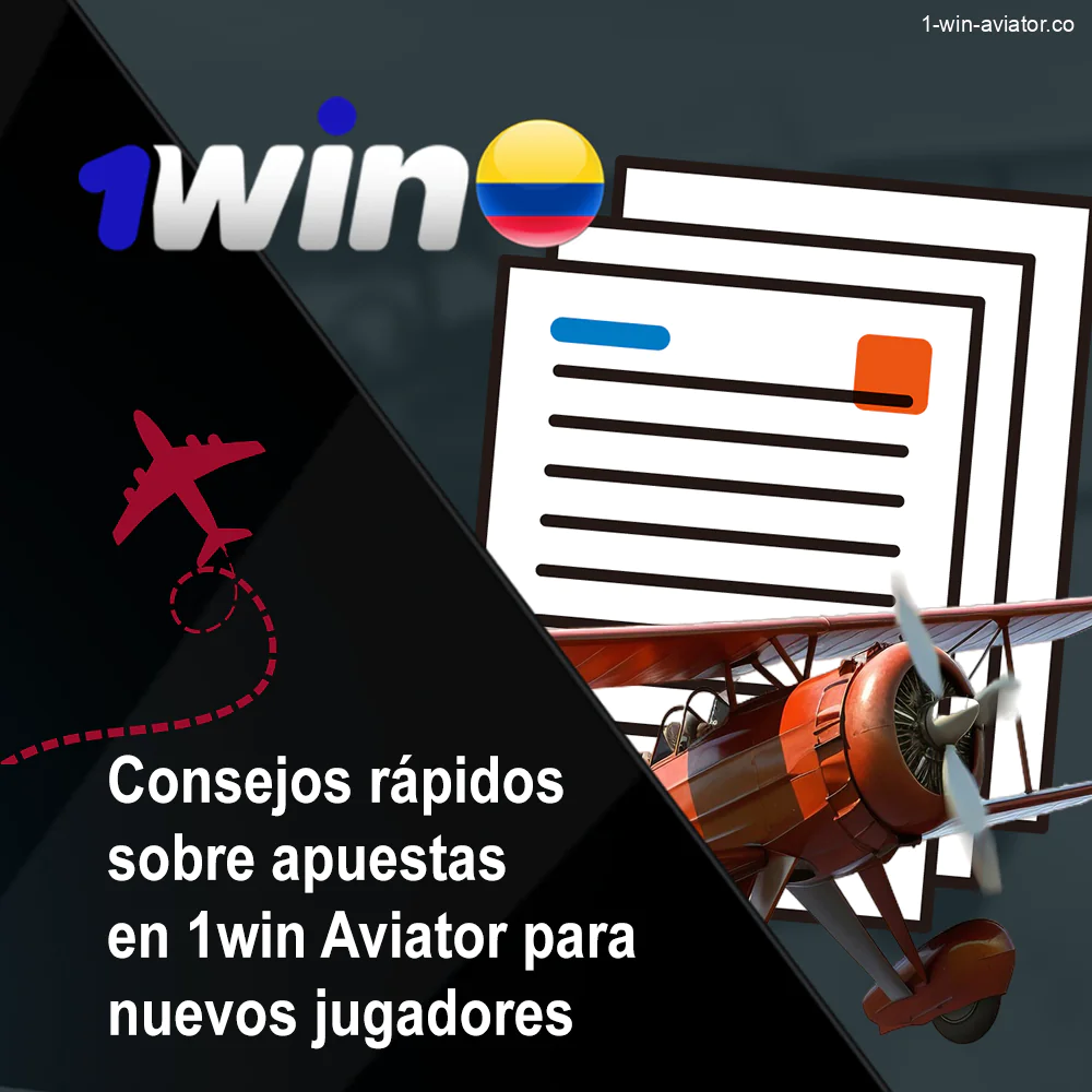 1win Aviator consejos de apuestas para los apostantes colombianos